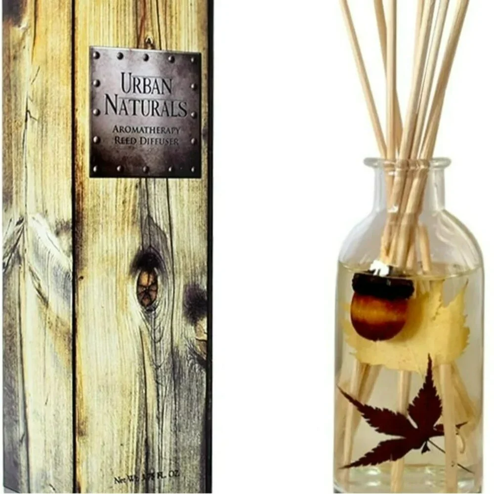 Urban Naturals Reed Diffuser Autumn Harvest Pumpkin Maple Nutmeg Vanilla New NIP